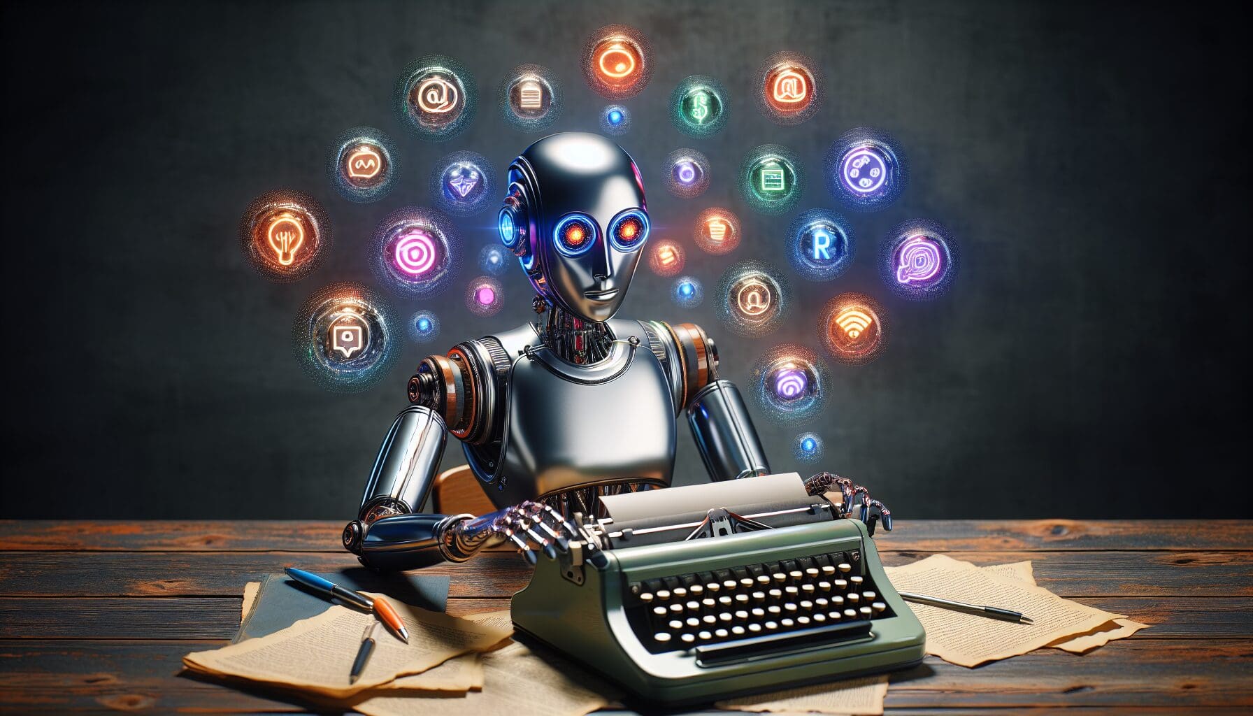 Illustration of brand voice adaptation with AI writers