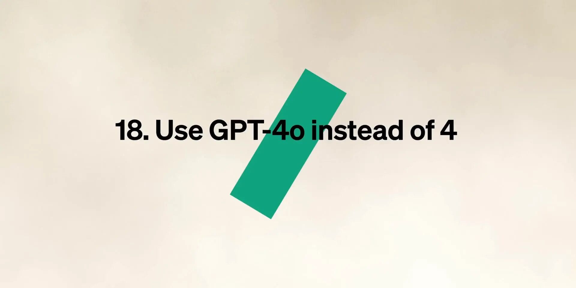 Using the correct model for tasks